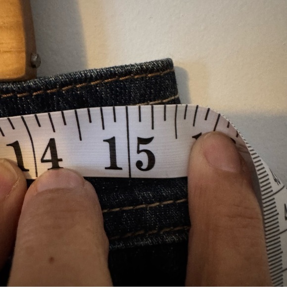 Y2K -MANGO MNG JEANS Skirt Dark Blue Vintage Denim Maxi modest- no slit - Picture 10 of 11